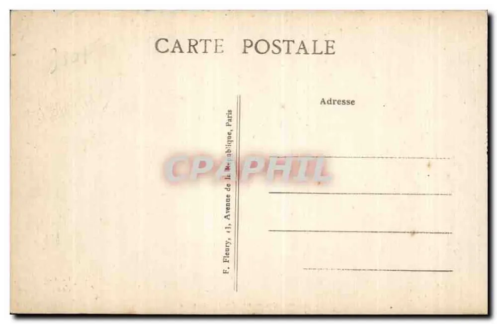 Die Krypta — Knochen der Märtyrer — F. Fleury, Paris - Rückseite
