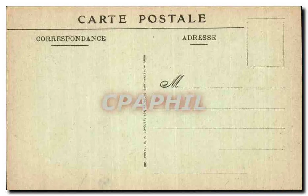 Trauerfeier des Generals Danremont in Constantine — Musée de l'Armée (Collection Détail) — Édition des 'Amis du Musée de l'Armée' (18. Oktober 1837) - Rückseite