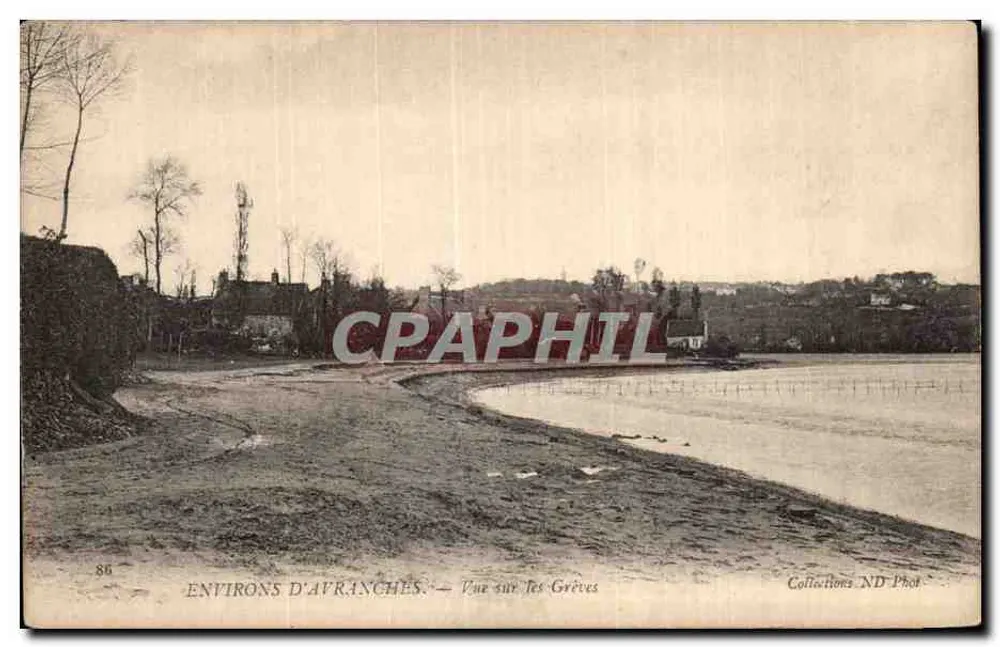 Okręgi Avranches — Widok na plaże — Collections ND Phot - Awers