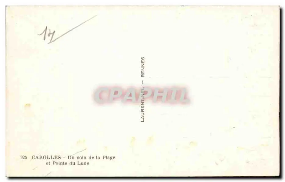 Carolles — Ein Stück vom Strand und Pointe du Lude — Laurent-Phil, Rennes - Rückseite