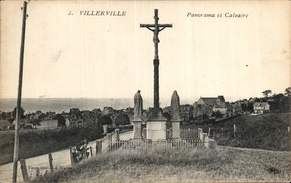Villerville — Panorama e Calvaire — Formetier, Le Havre - Frente