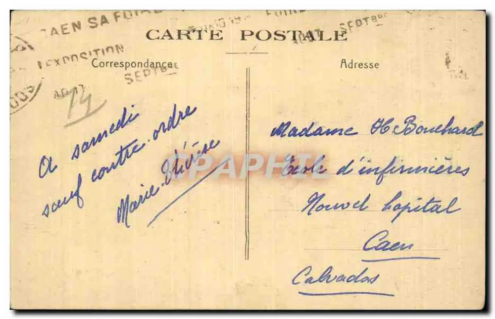 Anctoville (Calvados) — Fachada do Orfanato Rayer - Verso
