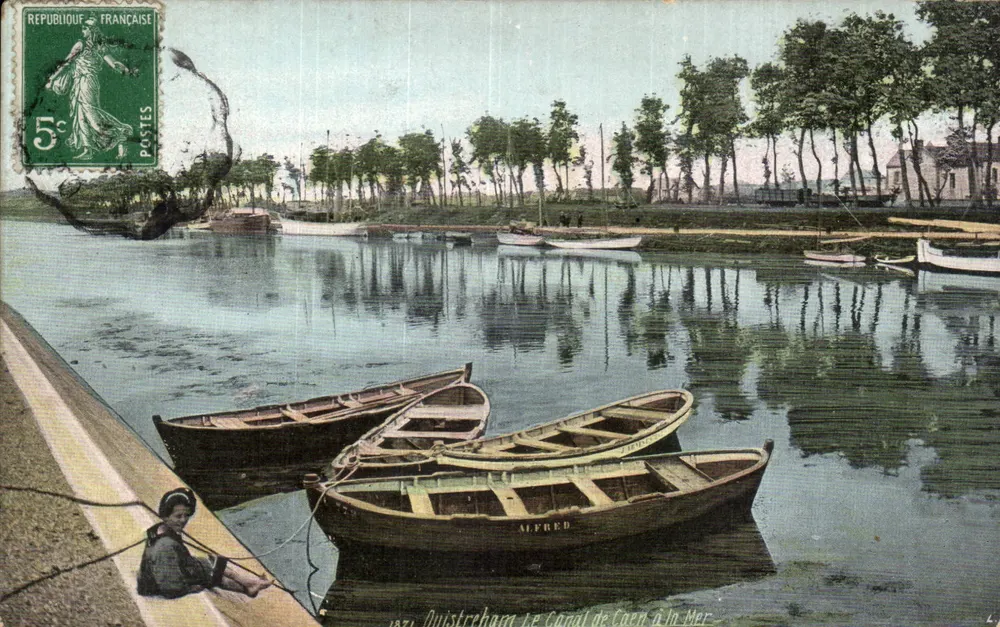 Quistreham — Der Kanal von Caen zur See — Alfred - Vorderseite