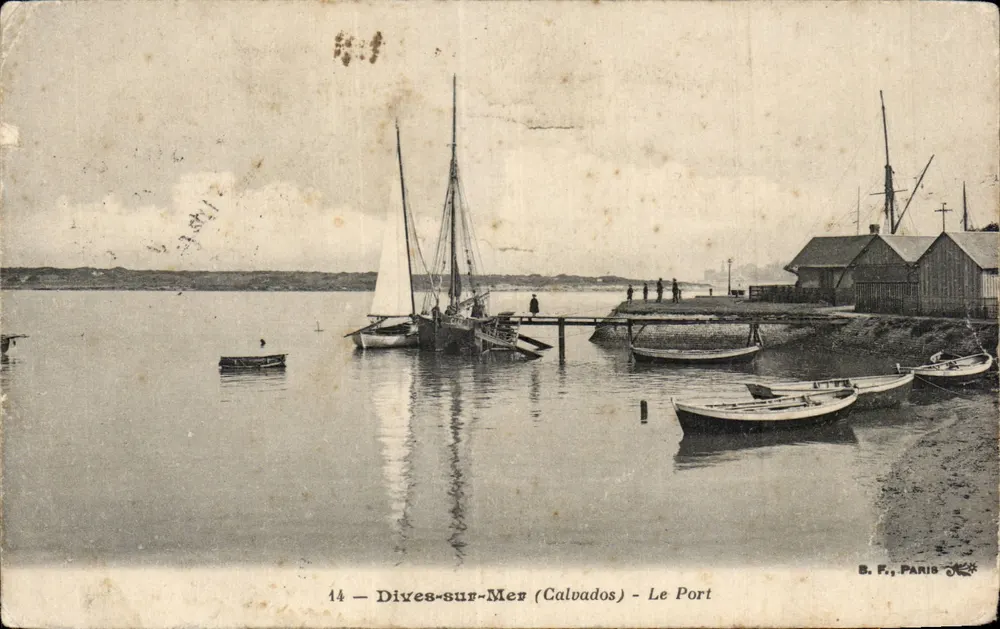 Dives-sur-Mer (Calvados) — O Porto — B. F., Paris - Frente