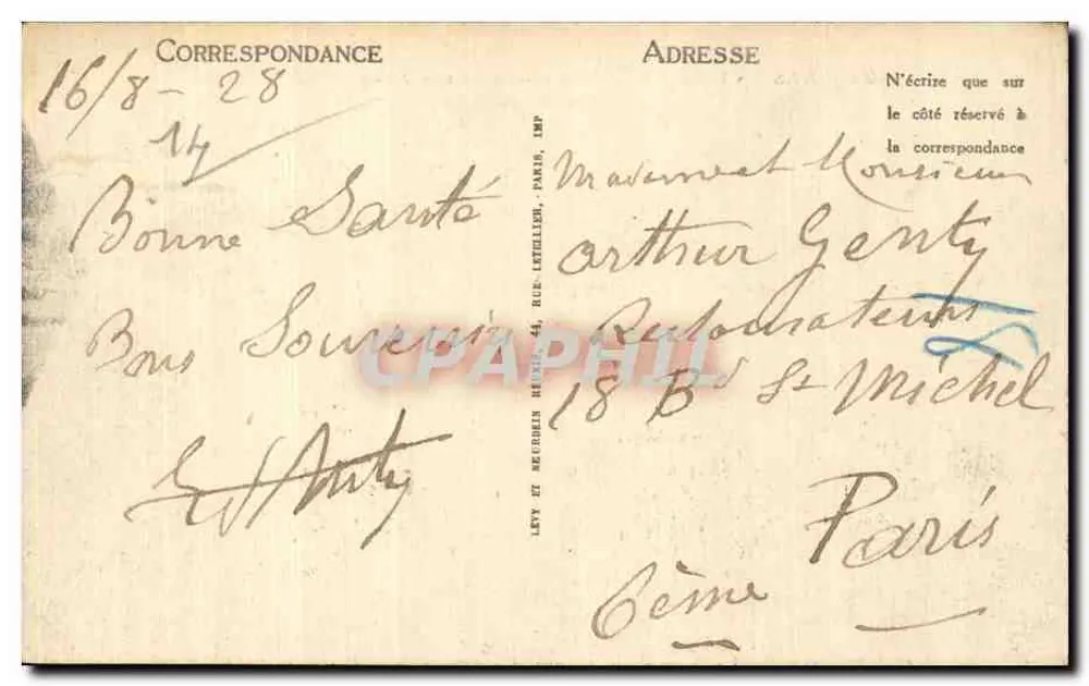 Arromanches — Allgemeine Ansicht von den Tracy-Klippen — LL - Rückseite