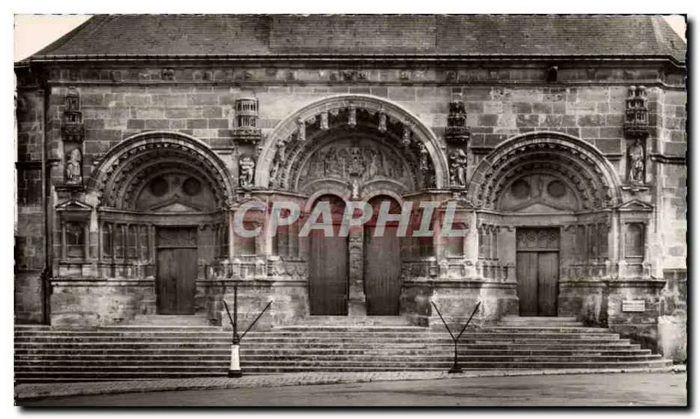 Vouziers — Portal der Kirche Saint-Maurille — Photo Contant - Vorderseite