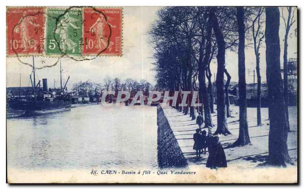 Caen - Bassin à flot - Quai Vandœuvre - Vorderseite