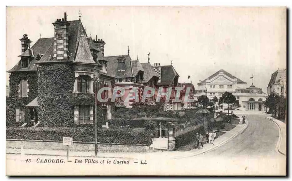 Cabourg — Die Villen und das Casino — LL - Vorderseite