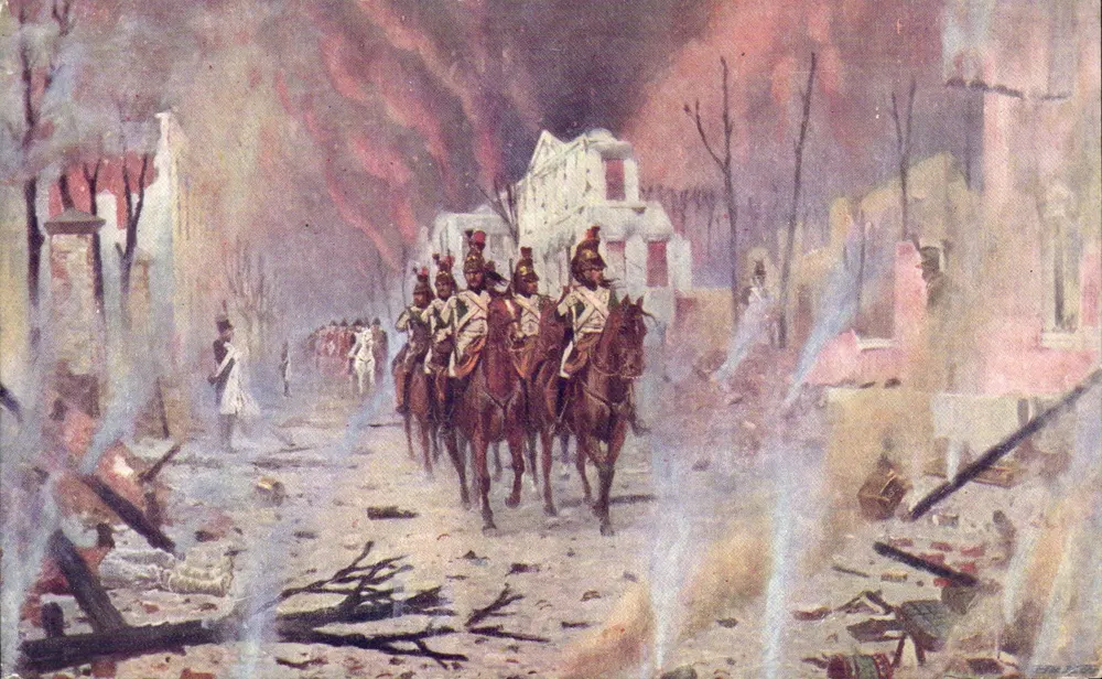 Rückkehr zum Palast Pierre — V. V. Vereshchagin — Serie 257 - Vorderseite