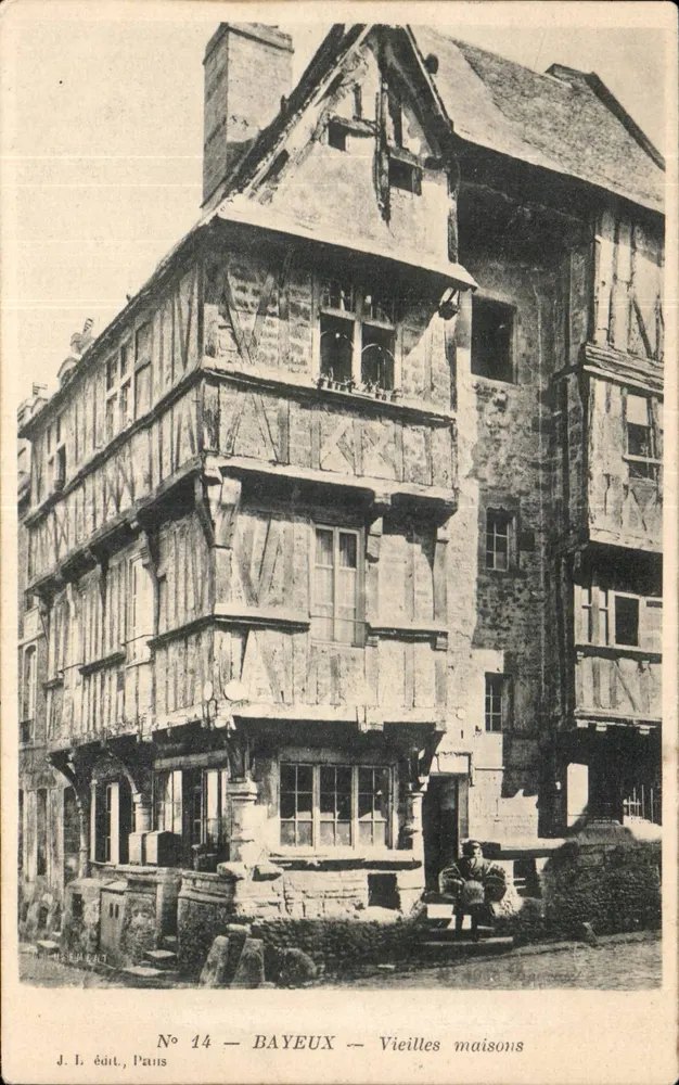 Bayeux — Velhas casas — J. L. édit., Paris - Frente