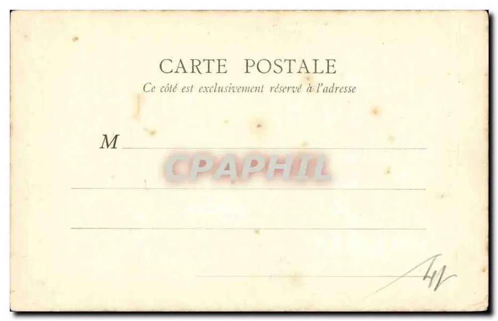 Caen — Torre do Centro — B.F. Paris - Verso