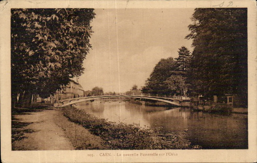 Caen — A nova Ponte sobre a Orne — J.D. n°105 - Frente