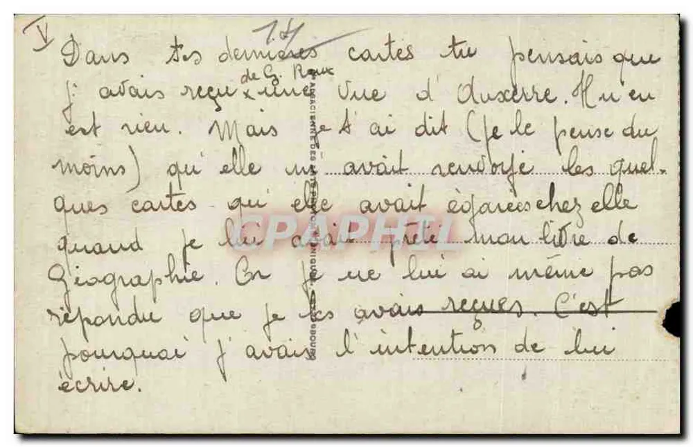 Houlgate - Der Kriegerdenkmal — anonymer Verleger, Nr. 31 - Rückseite