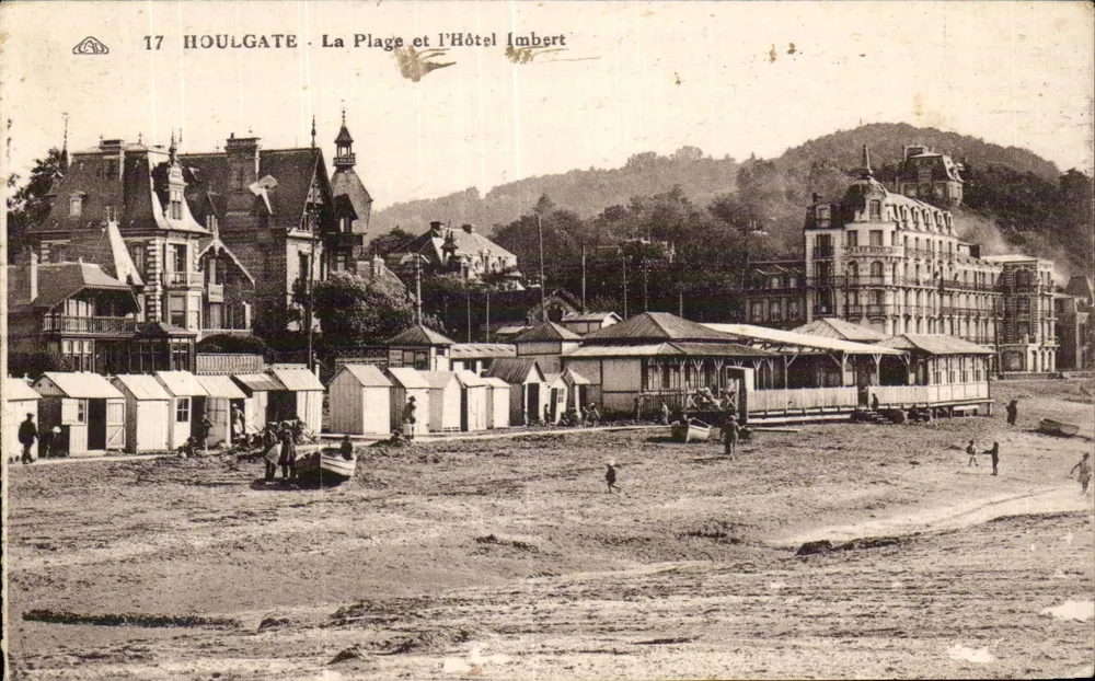 Houlgate - A Praia e o Hotel Imbert — editor anônimo, n° 17 - Frente