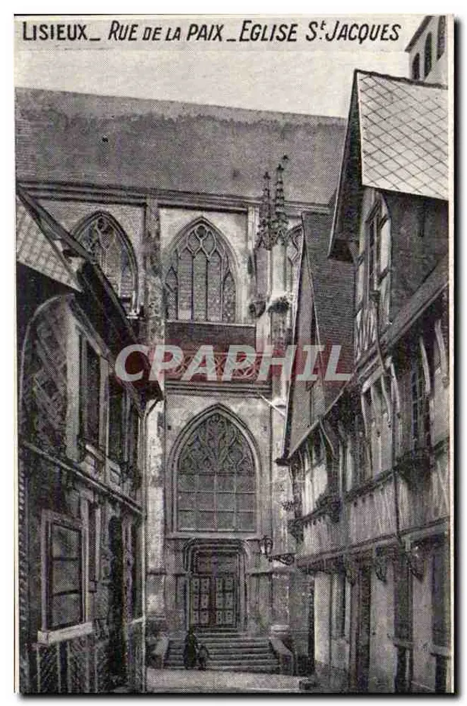 Lisieux - Rue de la Paix - Kirche Saint-Jacques - Vorderseite