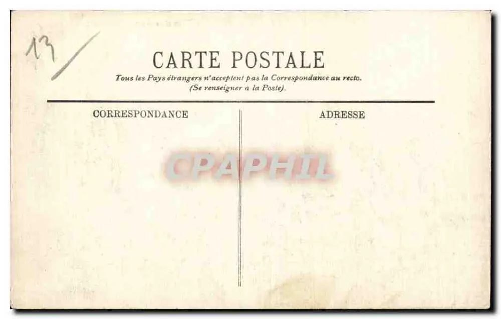 MARSEILLE — Der Vieux Port und der Transbordeur — Unbekannter Verlag, Nr. 118 - Rückseite
