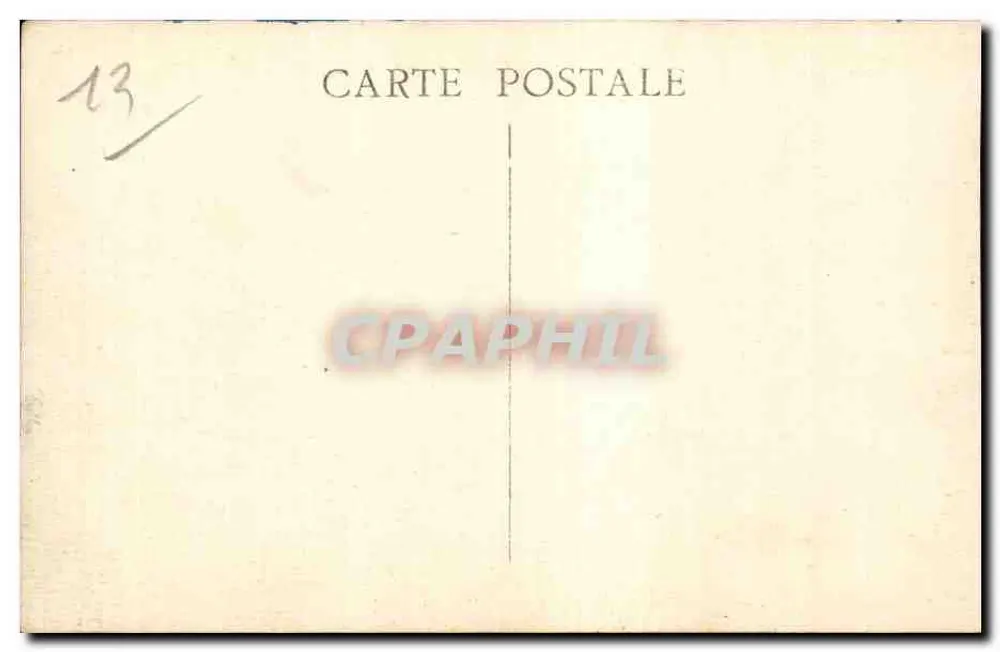 Marselha — Le Prado — n° 13 - Verso