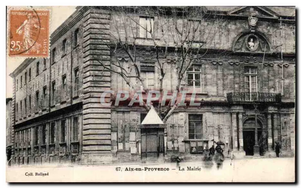 Aix-en-Provence — A Prefeitura — Coleção Rolland - Frente