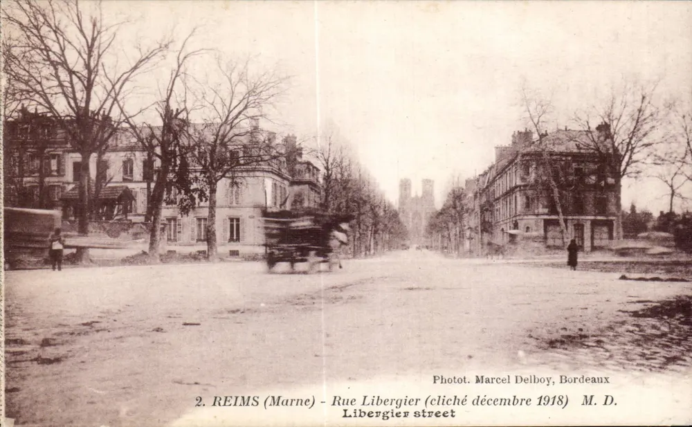 Reims (Marne) - Rue Libergier — Foto von Marcel Delboy, Bordeaux — n°2 - Vorderseite