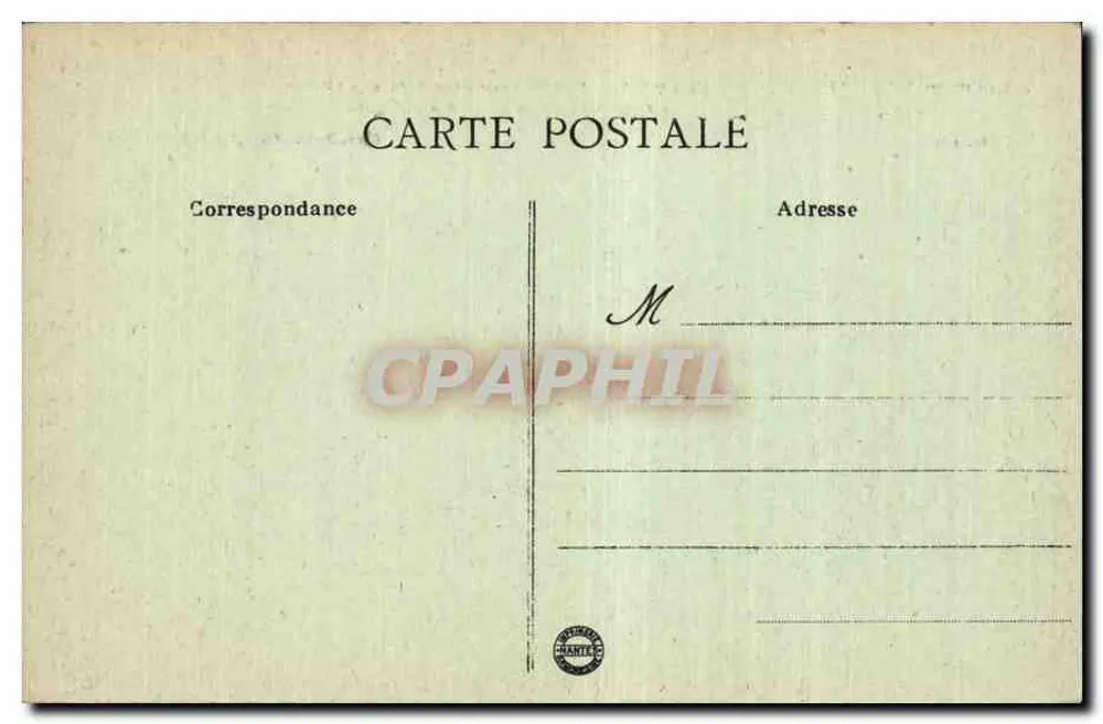 Deniecourt (Somme) — Ruinen der Kirche — Section Photographique de l'Armée, n° 576 - Rückseite