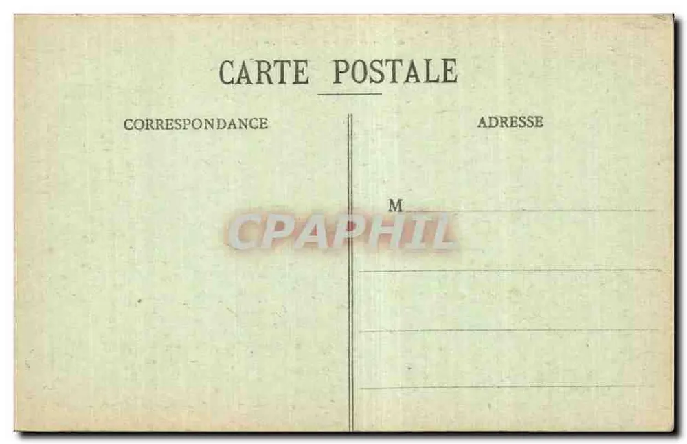 Mandres aux Quatre Tours — Ruinen nach dem Krieg — Verlag Gerdolle et Briquet, Toul - B-1381 - Rückseite