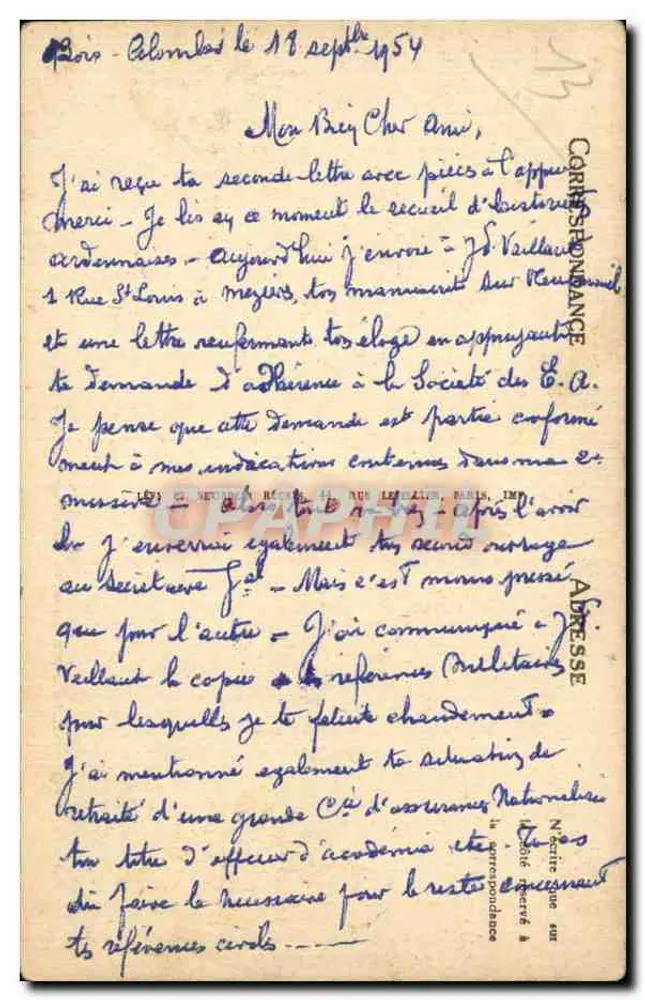 Arles — Hotel Jules César — El Viejo Pozzo — LL - Reverso