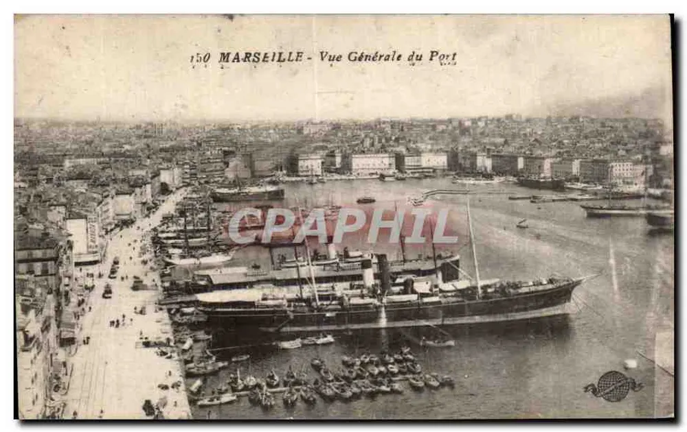 MARSEILLE - Visão Geral do Porto — n°150 - Frente
