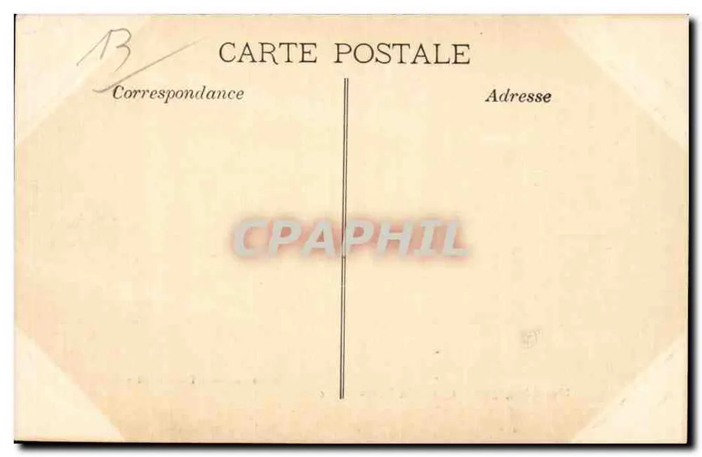 Marseille. Quai des Anciens Ports — General Store - Marseille, Nr. 28 - Rückseite
