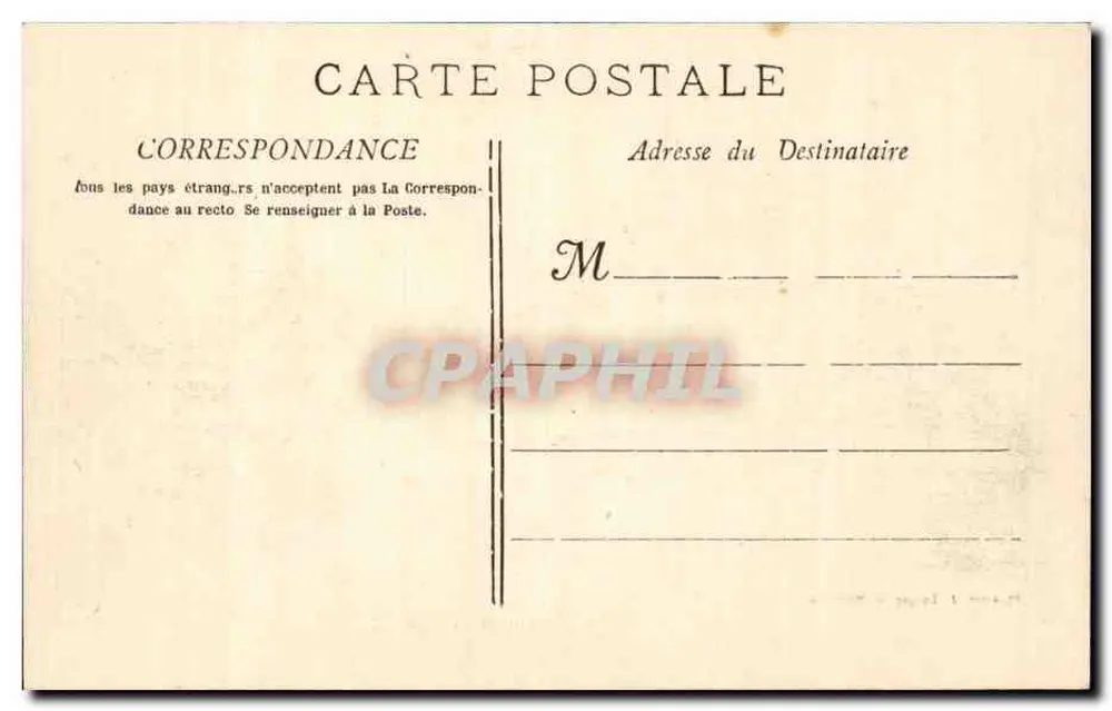 Marseille - A Porta de Aix — editor desconhecido, n° 3 - Verso