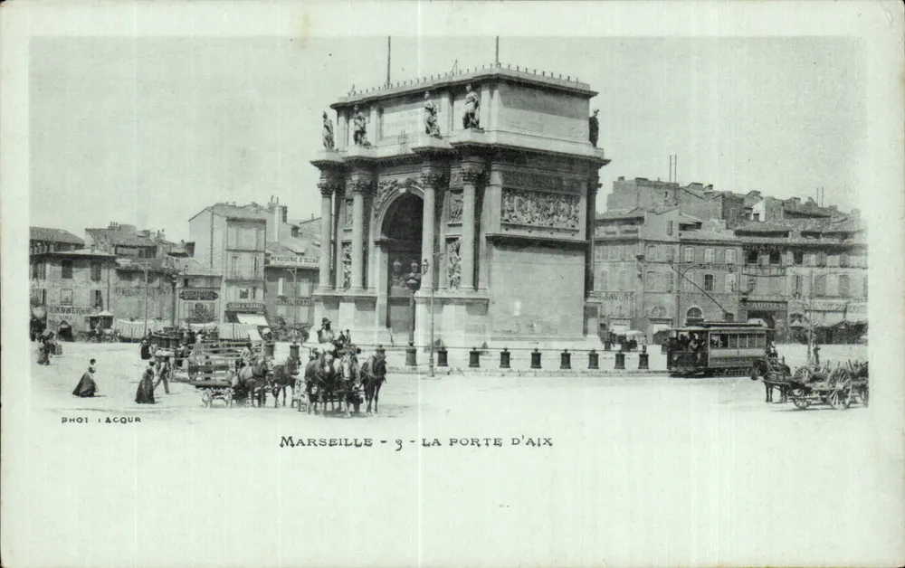 Marseille - 3 - A Porta de Aix — Fot. Acquur - Frente