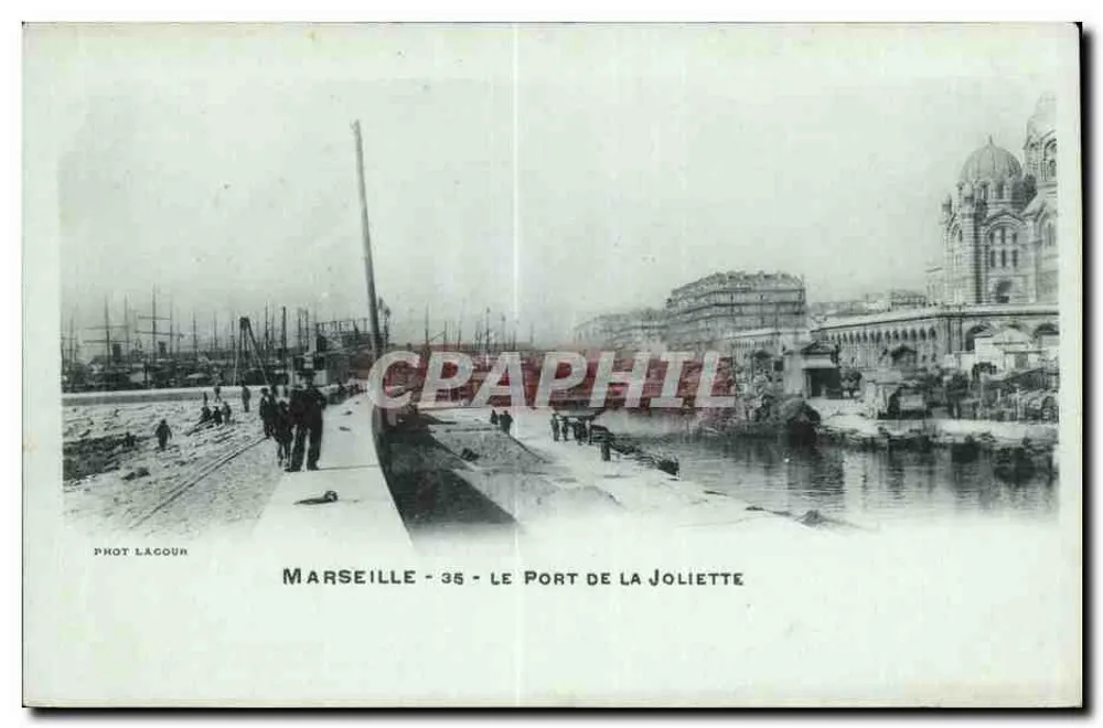 Marselha - O Porto da Joliette — Phot Lagour, n°35 - Frente