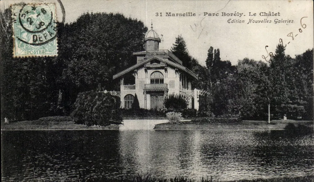 Marselha - Parc Borély. O Chalé — Edição Nouvelles Galeries, n°31 - Frente