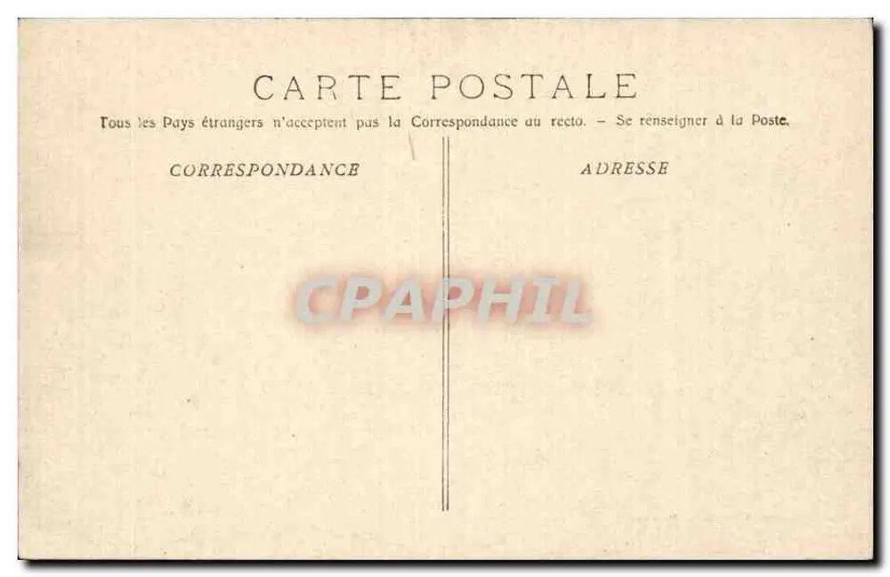 Marseille - Exposição Colonial - Palácio da Argélia - Verso