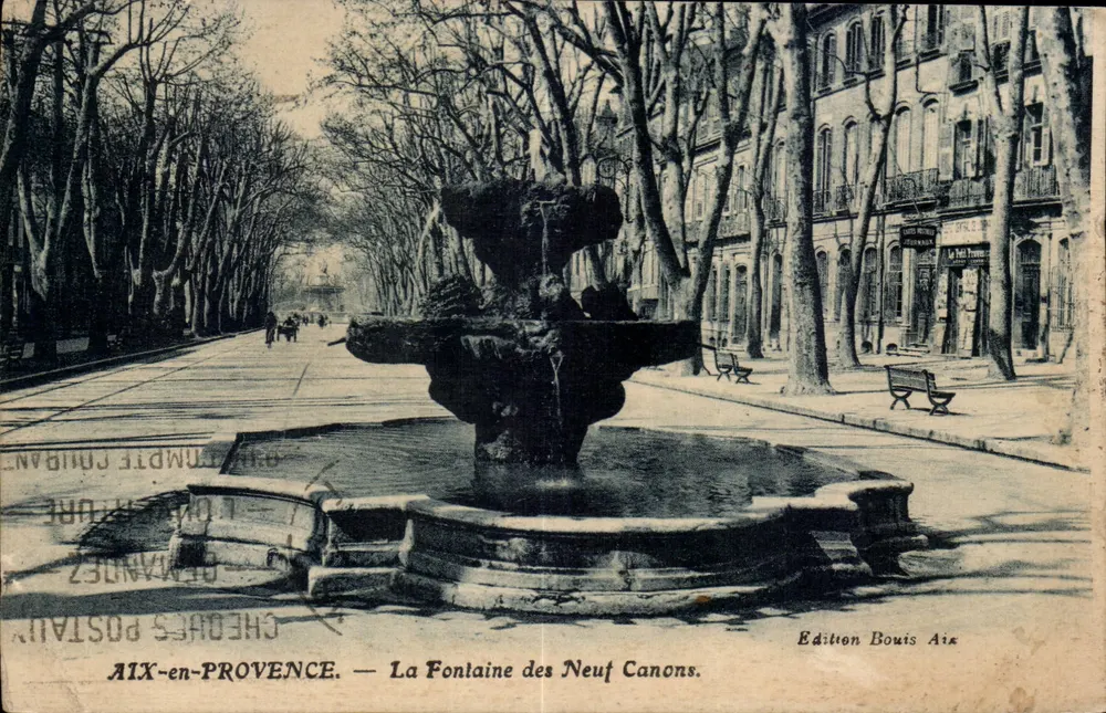AIX-EN-PROVENCE — Fontaine des Neuf Canons — Édition Bouis Aix - Vorderseite