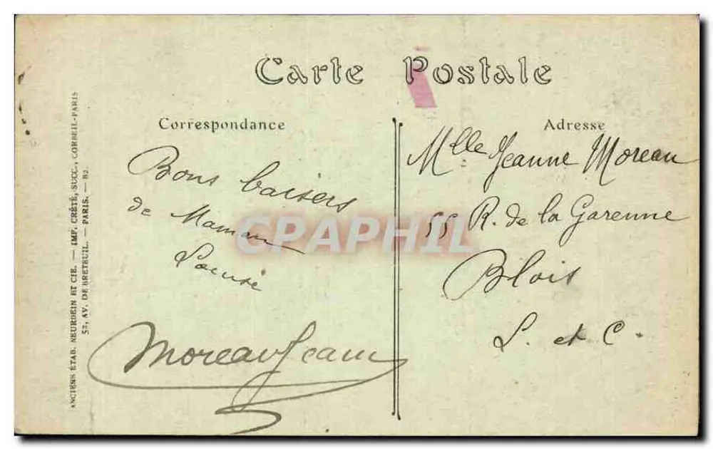 O Sacro de Carlos VII, em Reims — J.-E. LENEPEVU — N° 68 — ND Phot. - Verso