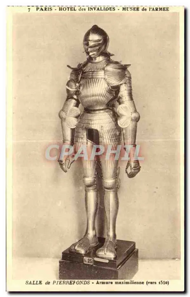 Paris - Hotel der Invaliden - Museum der Armee — Maximilian-Rüstung (um 1510) - Vorderseite