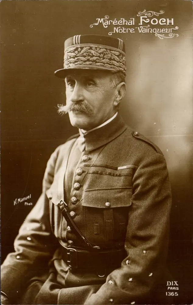 Marschall Foch — Unser Sieger — H. Manuel Phot, Paris 1365 - Vorderseite