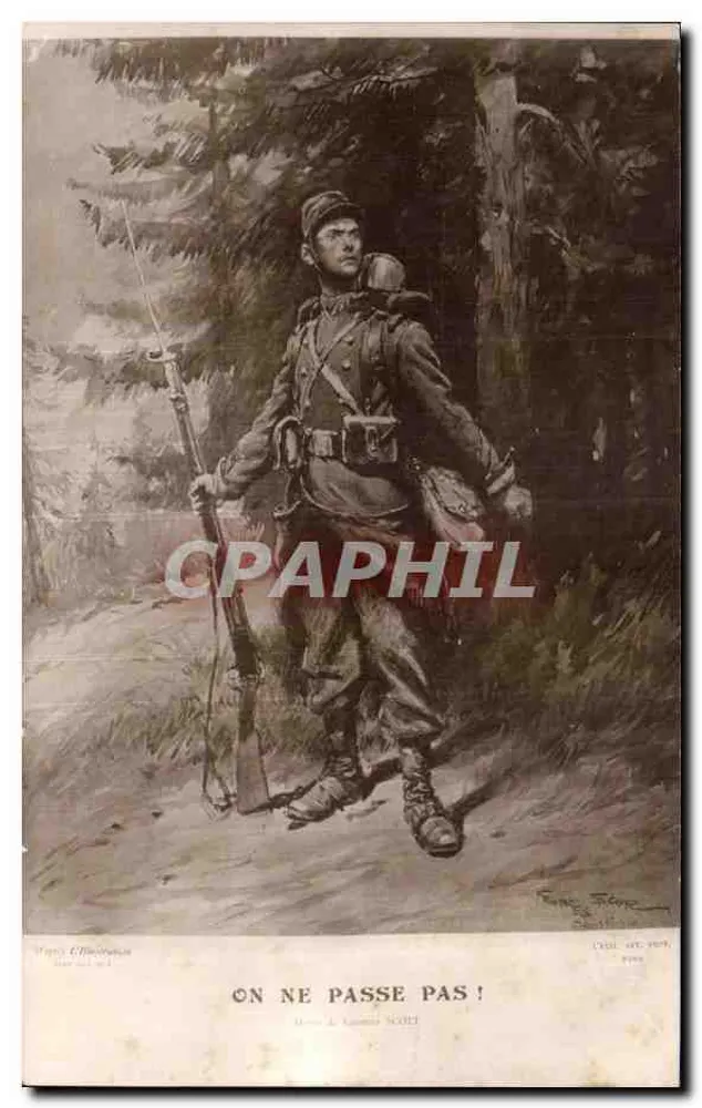 Soldat in der Wald — Verteidigung — Verlag C. L. Scott, Nr. 1 - Vorderseite