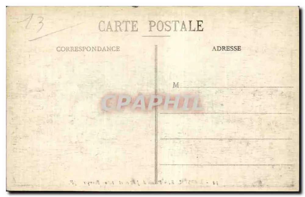 Marsiglia - Palazzo di Giustizia e Statua Berryer - J.F. - Verso