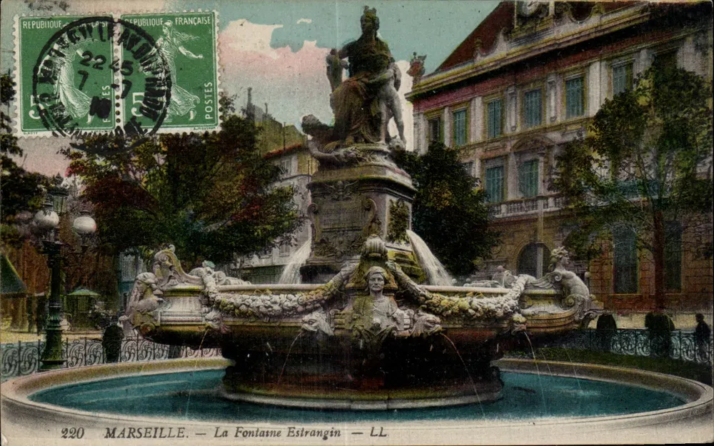 Marseille — La Fontaine Estrangin — LL. Uitgever LL, n° 220 - Voorkant