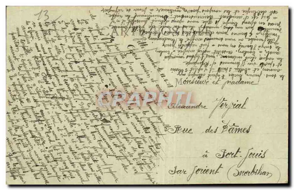 MARSEILLE - Corriere in uscita da Joliette - C.M. - Verso