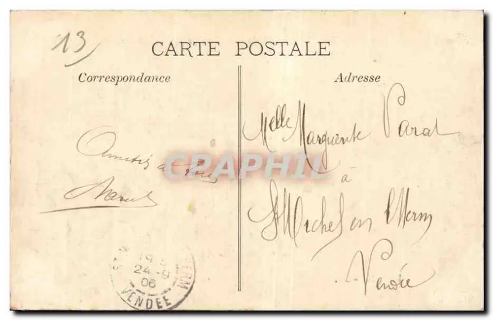Marseille — Allgemeiner Blick auf die Basins de la Joliette — L.P.A. n°15 - Rückseite