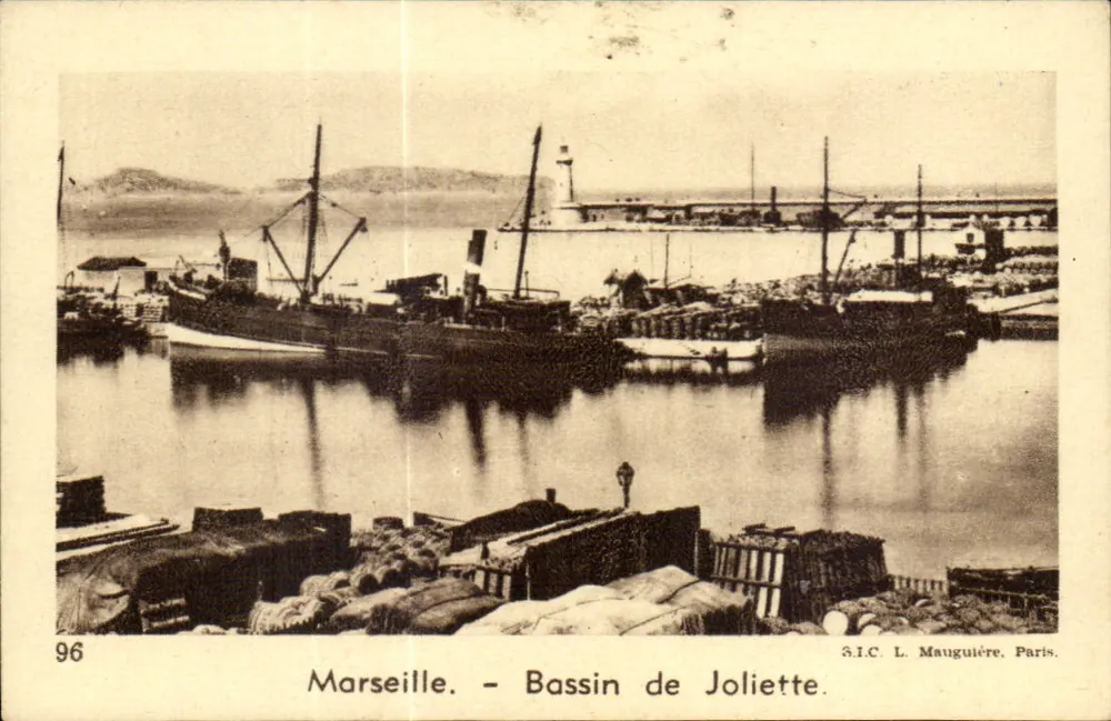 Marseille - Bassin de Joliette — S.I.C. L. Mauguière, Paris, n°96 - Vorderseite