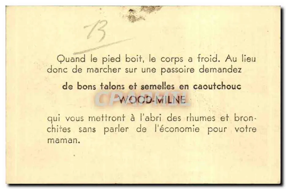 Marseille - Bassin de Joliette — S.I.C. L. Mauguière, Paris, n°96 - Rückseite