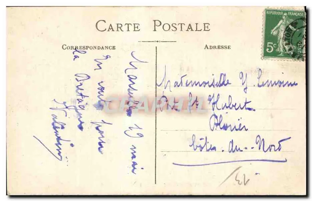 Marseille - Farol da Désirade - PB. - Editor PB, n°30 - Verso