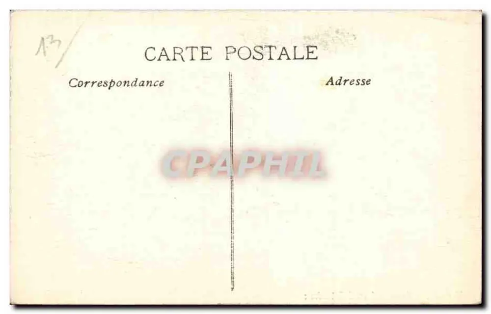 Marseille — Kanal Saint-Jean und Kathedrale — Verlag Skodel - Rückseite