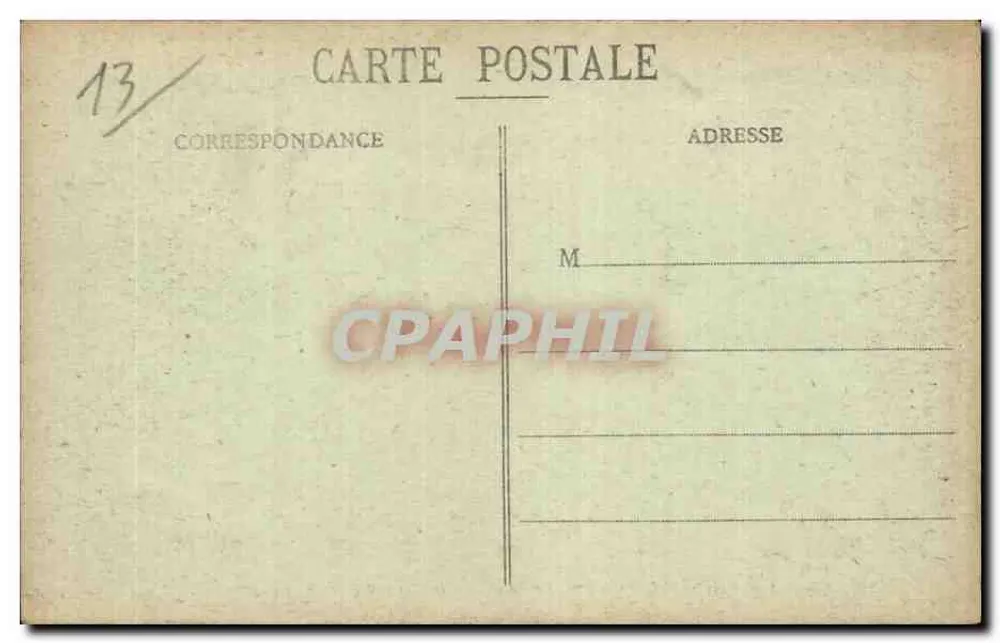 Marseille - Kreuzung der Allées de Meilhan und Capucines - EL. - Rückseite