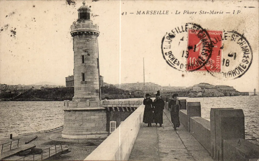 Marselha - Farol de Santa Maria — I.P. — n°43 - Frente