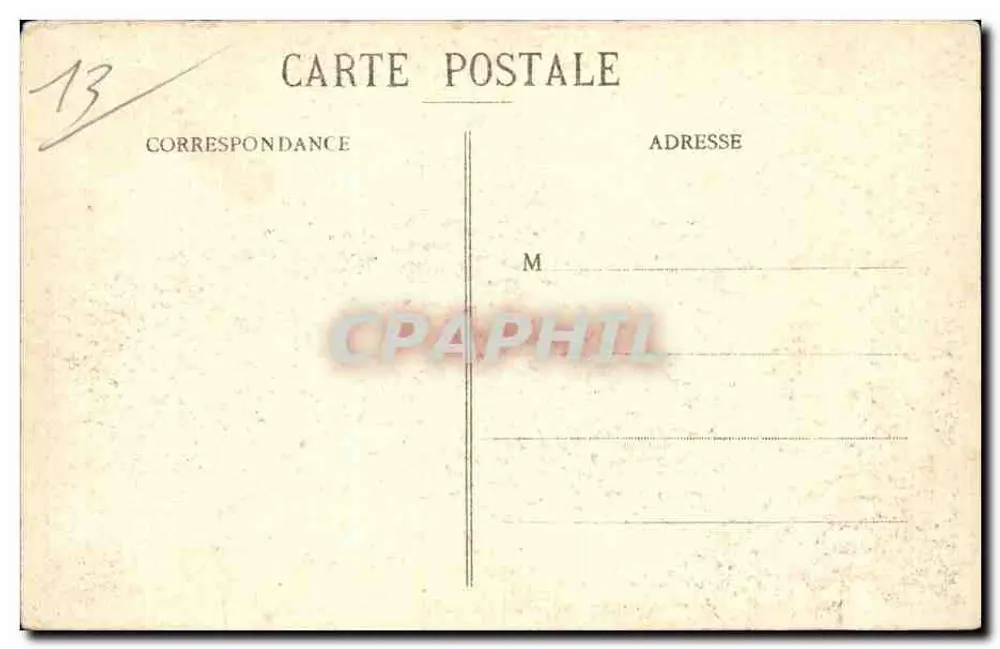 Marseille - Palast der Gerechtigkeit und Statue Berryer - EL - Rückseite