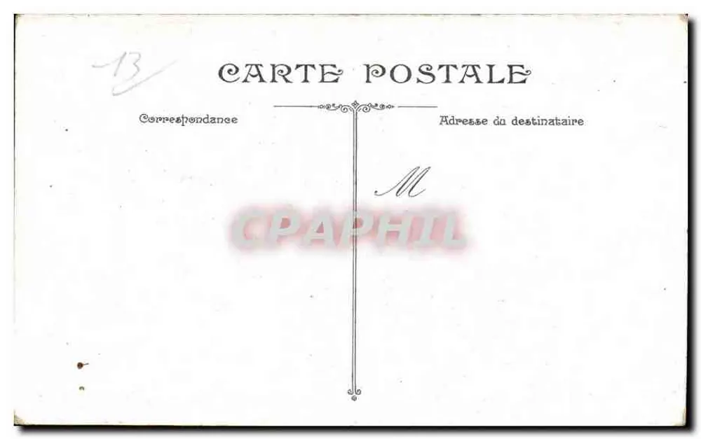 Marseille — Kirche der Reformierten und Denkmal der Verteidigung — L.V. & Cie - Rückseite